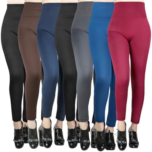 Fleece lined high waist leggings pack